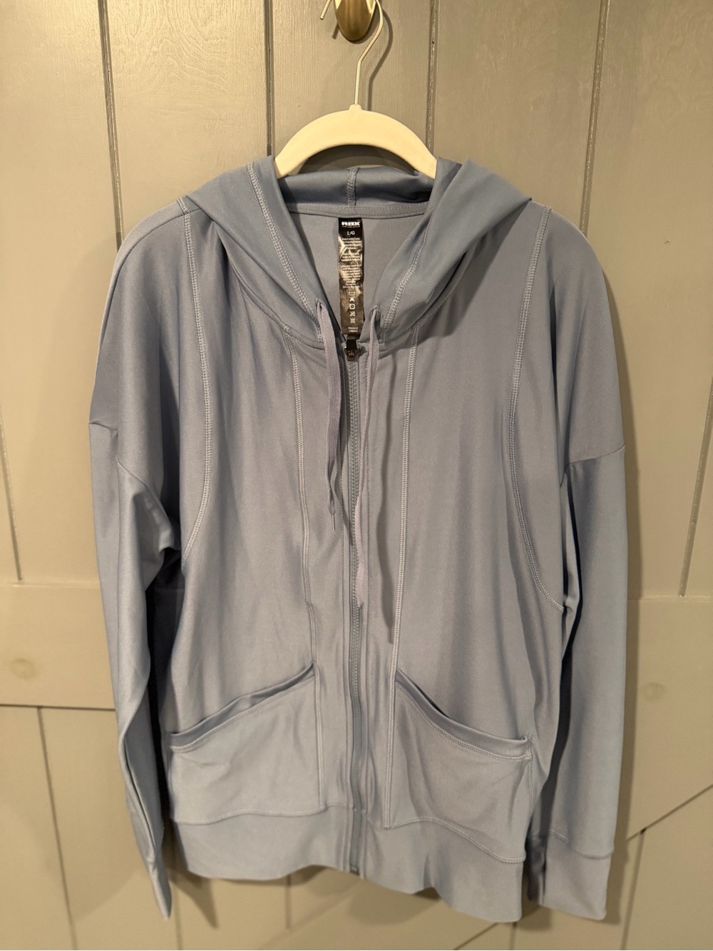 RBX Light Blue Hooded Zip-Up Jacket